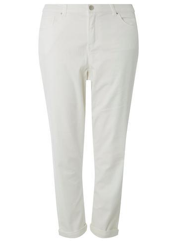 Dorothy Perkins Dp Curve White Boyfriend Jeans