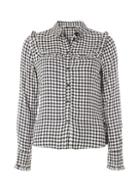 Dorothy Perkins *only Monochrome Gingham Checked Shirt