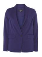 Dorothy Perkins Cobalt Tailored Fit Button Blazer