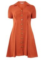 Dorothy Perkins Petite Ginger Fit And Flare Dress