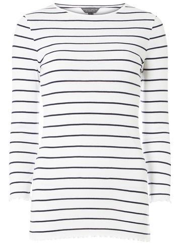 Dorothy Perkins *tall Stripe Lettuce Top