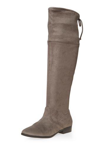 Dorothy Perkins Grey 'tara' Over The Knee Boots