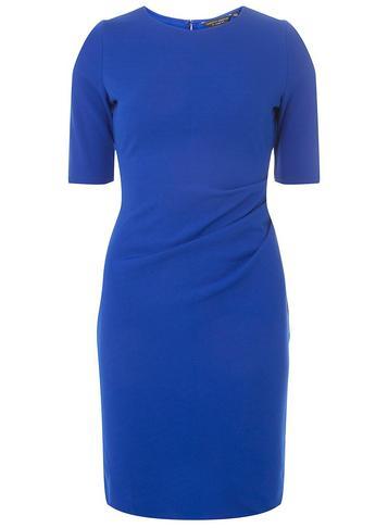 Dorothy Perkins Cobalt Ruched Side Bodycon Dress