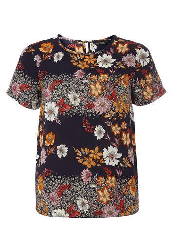 Dorothy Perkins Navy Floral Soft Tee