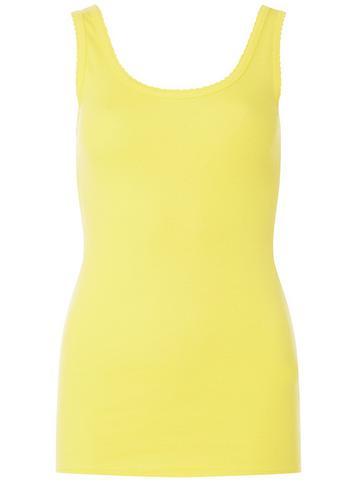Dorothy Perkins *tall Yellow Pique Vest