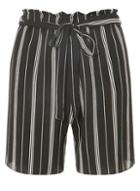 Dorothy Perkins Black Striped Shorts