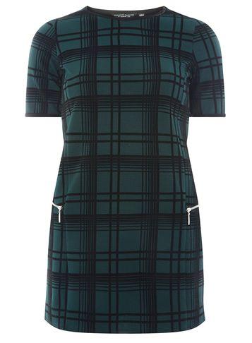 Dorothy Perkins Green Flock Tunic