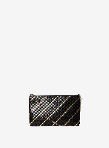 Dorothy Perkins Black And Gold Chainmail Clutch
