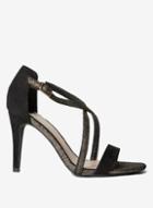 Dorothy Perkins Wide Fit Exclusive Black Bestie Heeled Sandals