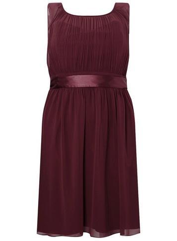 *showcase Curve Blackcurrant Beth Skater Dress