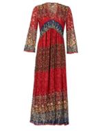 Dorothy Perkins *izabel London Red Ditsy Floral Print Maxi Dress