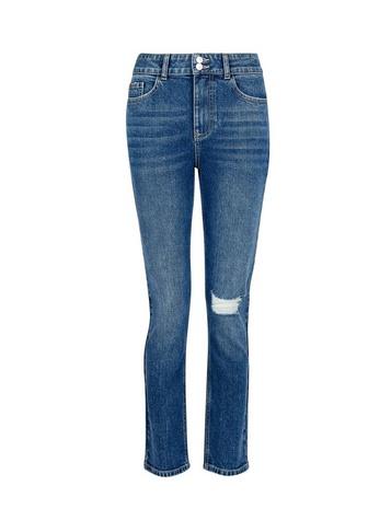 Dorothy Perkins Indigo Rip Slim Leg Jeans