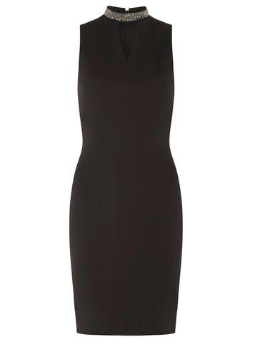 Dorothy Perkins Black Embellished Bodycon Dress