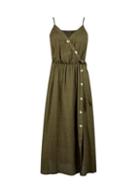 Dorothy Perkins Khaki Linen Mix Camisole Dress