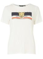 Dorothy Perkins Ivory Tiger Motif T-shirt