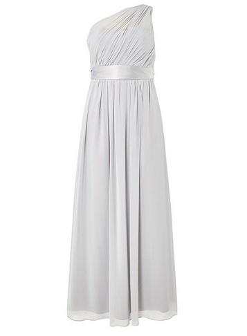 *showcase Petite Dove Grey 'sadie' Maxi Dress