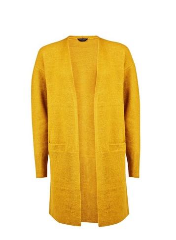 Dorothy Perkins Yellow Edge To Edge Cardigan