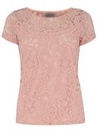 Dorothy Perkins *alice & You Dusty Pink Lace Tee