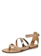 Dorothy Perkins Nude Leather Gladiators