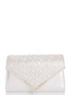 *quiz Silver Jewel Envelope Style Bag