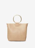 Dorothy Perkins Nude Mini Metal Handle Bag