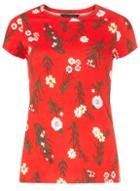 Dorothy Perkins Red Floral T-shirt
