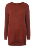 Dorothy Perkins *vero Moda Rust Zip Back Jumper