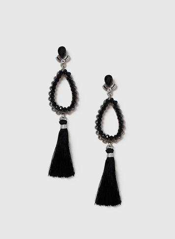 Dorothy Perkins Bead Tassel Teardrop Earrings