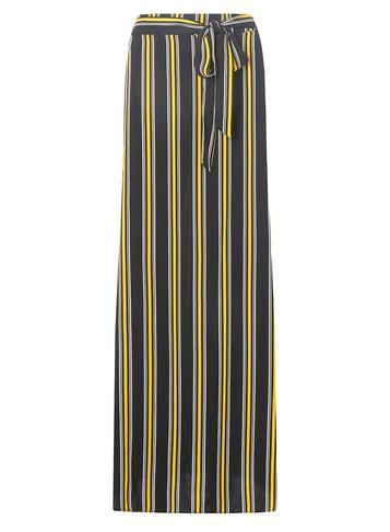 Dorothy Perkins Ochre Striped Maxi Skirt