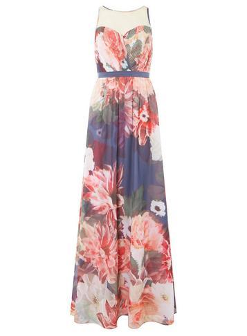 Dorothy Perkins *'showcase 'alissa' Floral Printed Maxi Dress