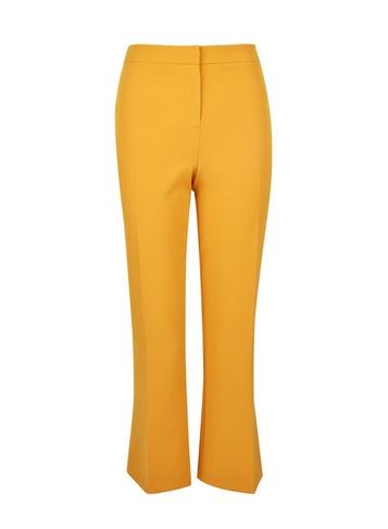 Dorothy Perkins Yellow Kick Flare Trousers