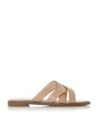 *head Over Heels Nude Lucca Ladies Flat Sandals