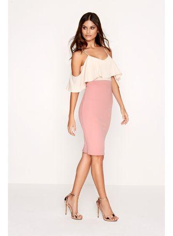Dorothy Perkins *girls On Film Rose Camisole Bodycon Dress