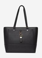 Dorothy Perkins Black Pocket Front Shopper Bag