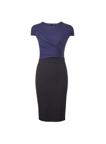 Dorothy Perkins *navy And Black Pencil Dress