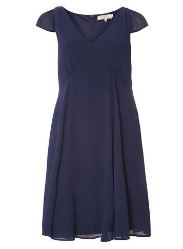 Dorothy Perkins *billie & Blossom Navy Sweetheart Dress