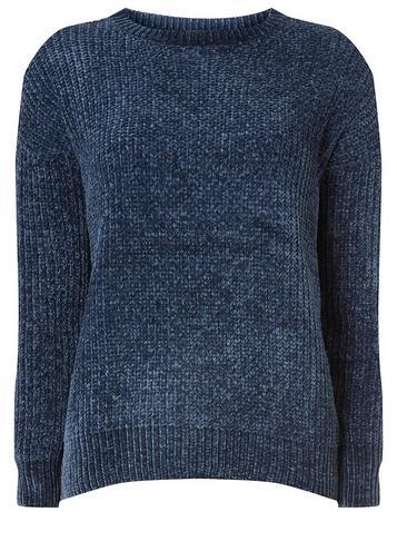 Dorothy Perkins Navy Chenille Jumper
