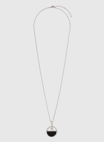 Dorothy Perkins Rhinestone And Enamel Pendant Necklace