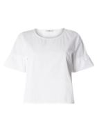 Dorothy Perkins *only White Frill Sleeve Top