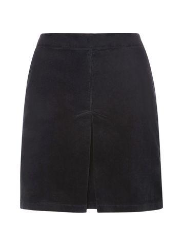 Dorothy Perkins *tall Midnight Cord Mini Skirt