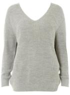 Dorothy Perkins Grey Knot Back Jumper