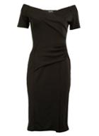 *feverfish Black Off Shoulder Dress