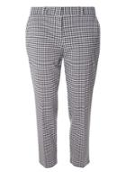 Dorothy Perkins Monochrome Gingham Ankle Grazer Trousers