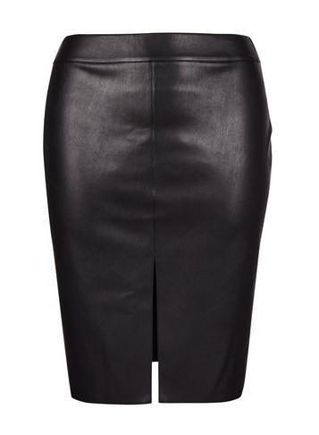 Dorothy Perkins *dp Curve Black Split Midi Skirt