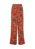 Dorothy Perkins *tall Red Printed Palazzo Trousers
