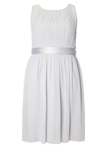 Dorothy Perkins *showcase Grey Dovegrey 'beth' Dress