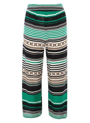 Dorothy Perkins Chain Print Crop Trousers