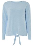 Dorothy Perkins Light Blue Tie Front Top