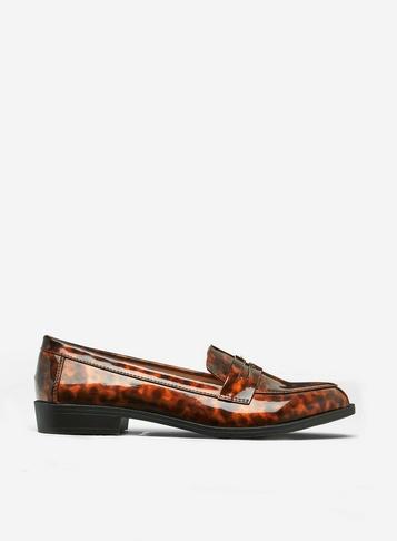Dorothy Perkins Multicolour Tortoise Shell Print Lucy Loafers