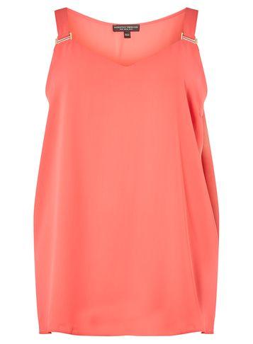 Dorothy Perkins Dp Curve Metal Tab Vest